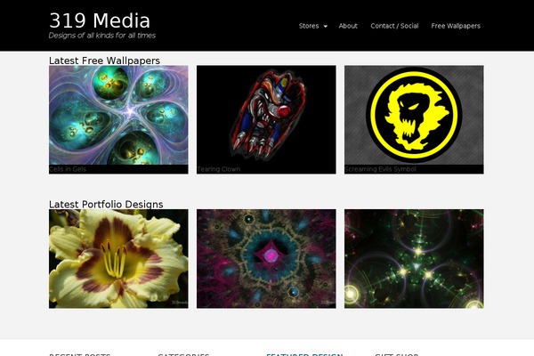 Portfolio Press theme site design template sample