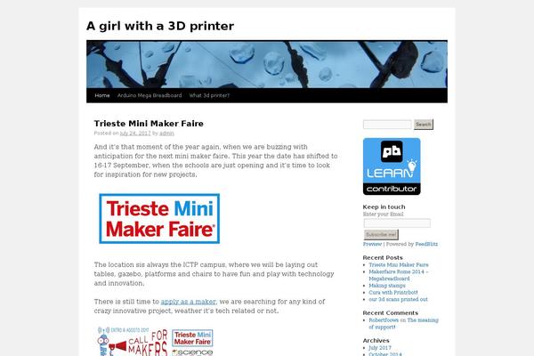 Site using Pinterest RSS Widget plugin