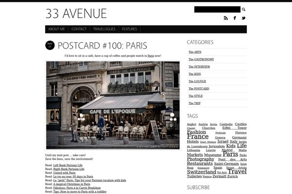 Simplenotes theme site design template sample