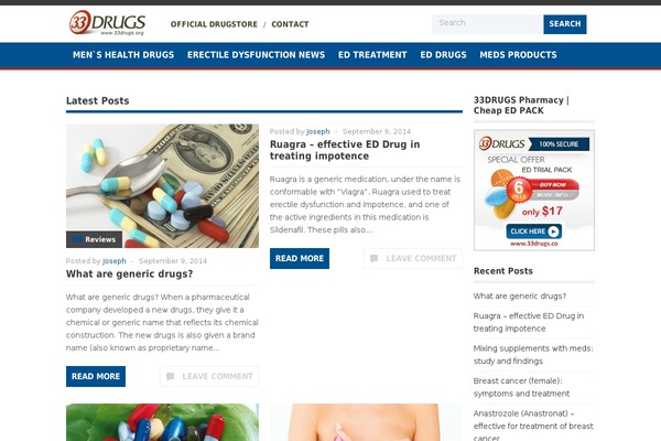 Jono theme site design template sample