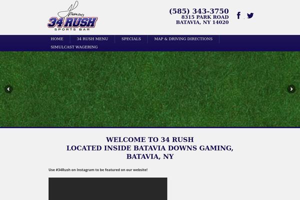 Site using Simple Retail Menus plugin
