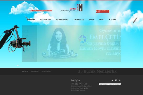 Bonita theme site design template sample