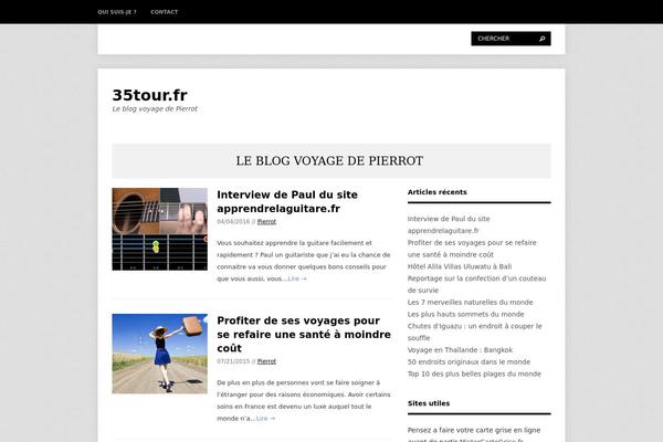 Bloggit theme site design template sample