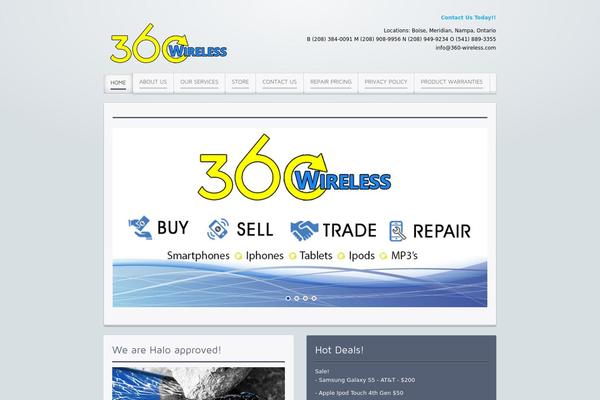 360 theme site design template sample