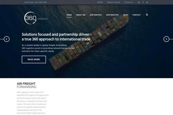 Global Logistics theme site design template sample