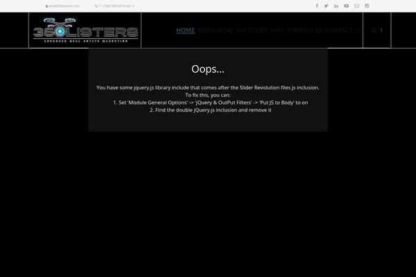 Site using Vc-mailchimp plugin