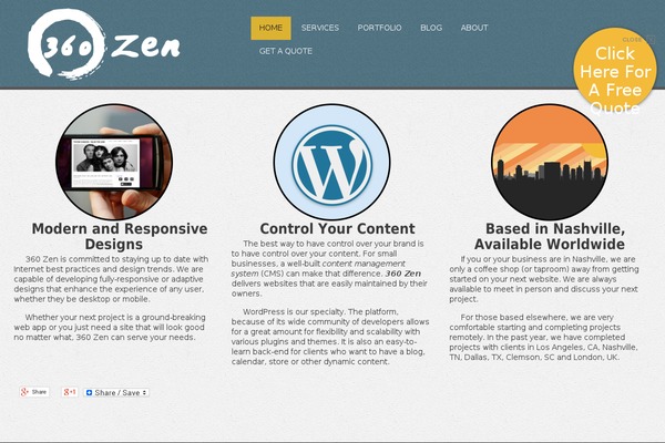 Headway theme site design template sample