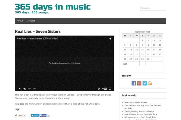 Gridiculous theme site design template sample