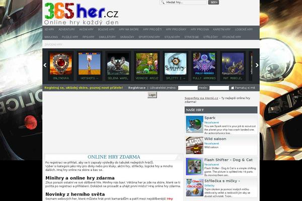 FunGames theme site design template sample