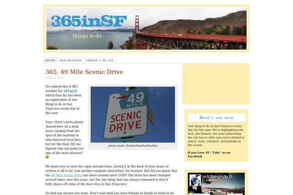 365insf.com site used Thesis 1.7
