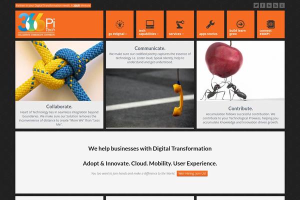Metro theme site design template sample