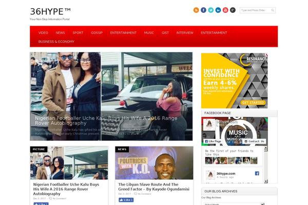 Pressimo theme site design template sample