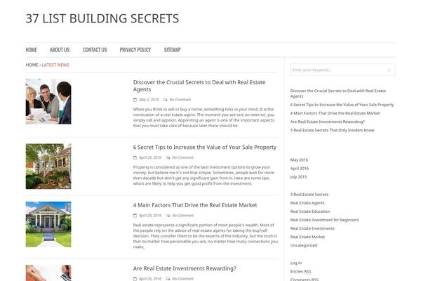 Origamiez theme site design template sample