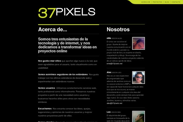 Default theme site design template sample