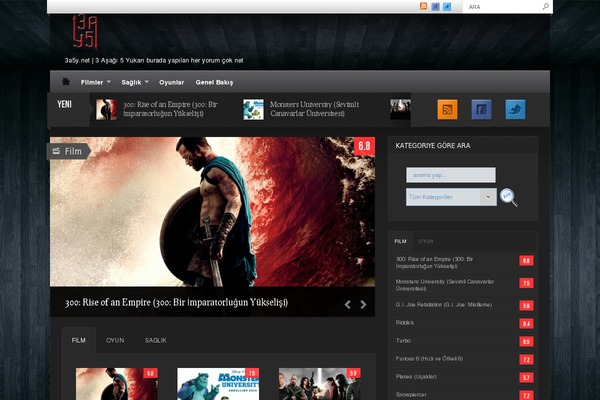 Made theme site design template sample