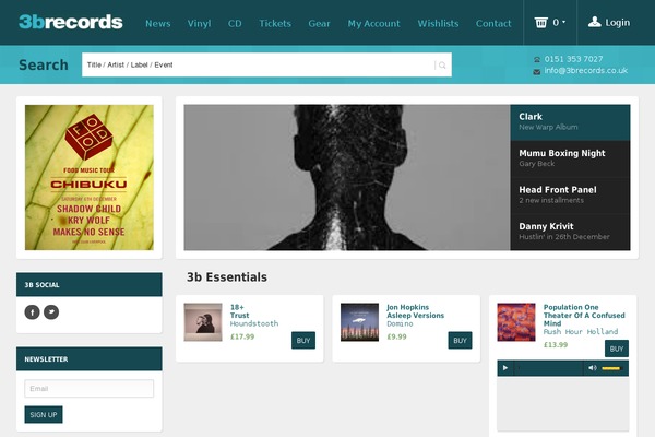 3brecords.co.uk site used Iceberg