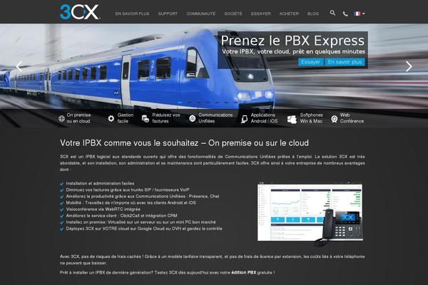 3cx theme site design template sample