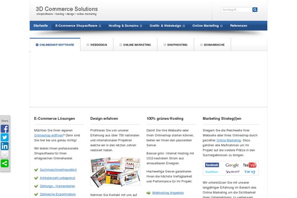 General theme site design template sample