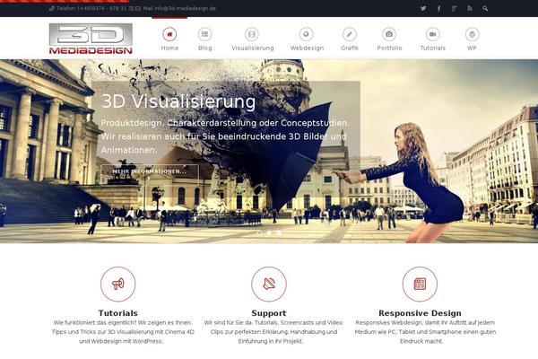Patricia theme site design template sample