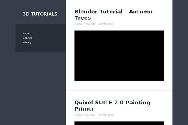Wilson_child theme site design template sample
