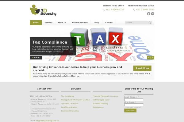 3daccounting.com.au site used 3d-stable