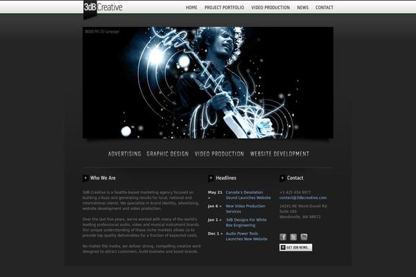 Creative theme site design template sample
