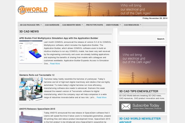 Organic Magazine theme site design template sample