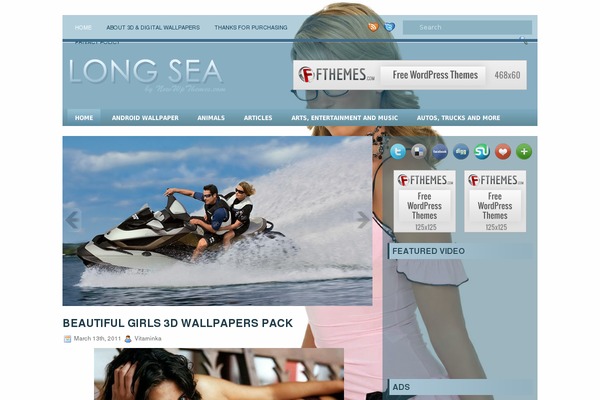 LongSea theme websites examples