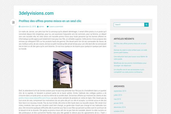 Daisy Blue theme site design template sample