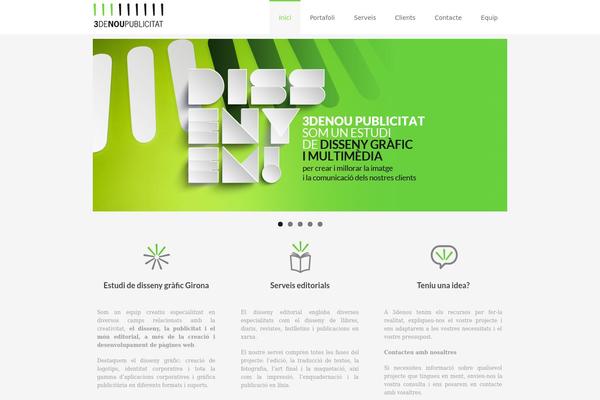Quickstep theme site design template sample