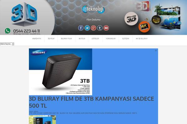 3dfilmdolumu.com site used EccePure