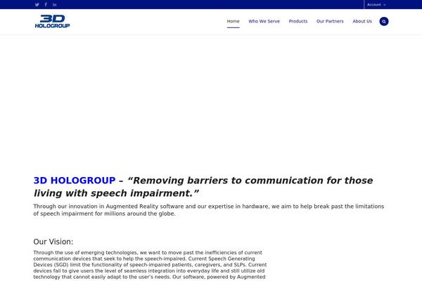 Site using Meks-easy-social-share plugin
