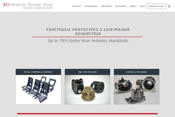 Ism theme site design template sample
