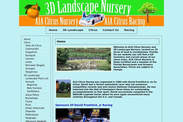 Albizia theme site design template sample