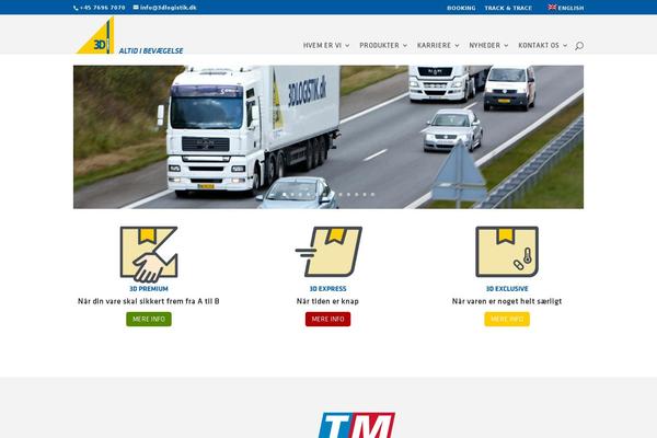 Divi theme site design template sample
