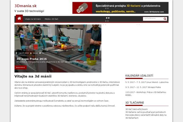 SuperMag theme site design template sample