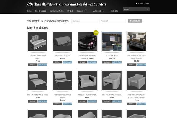 Sommerce theme site design template sample