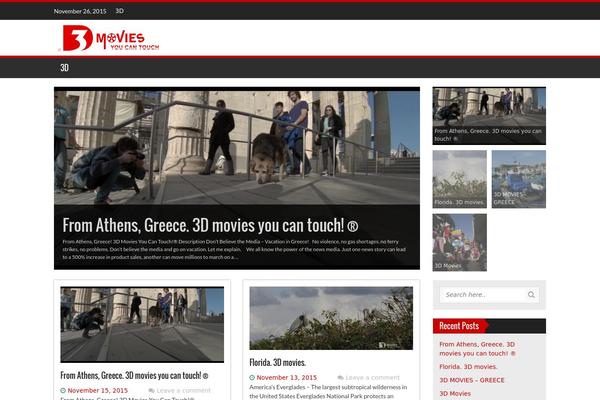 WP FanZone theme site design template sample