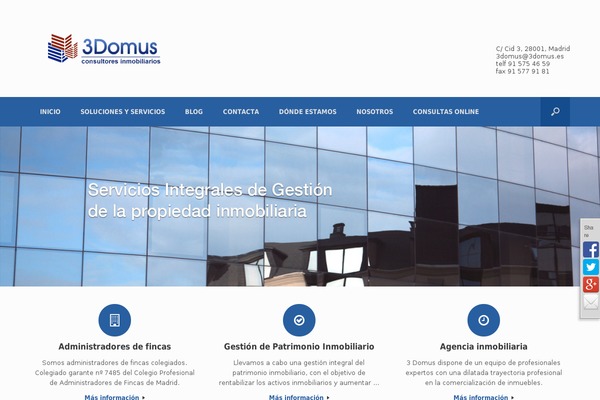 Vantage theme site design template sample