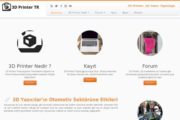 3dprintertr.com site used Mediamix