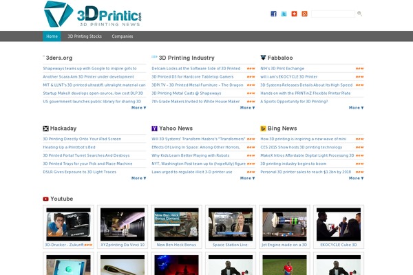 3dprintic.com site used Onenews Premium