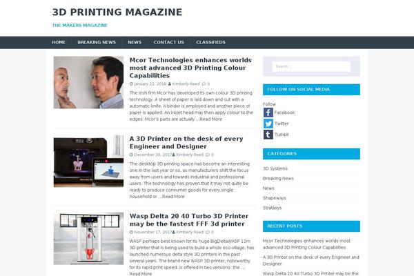 MH TechMagazine theme site design template sample