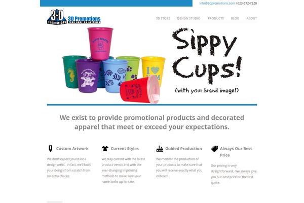 Vanguard theme site design template sample