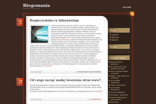 3dr.org site used ChocoTheme