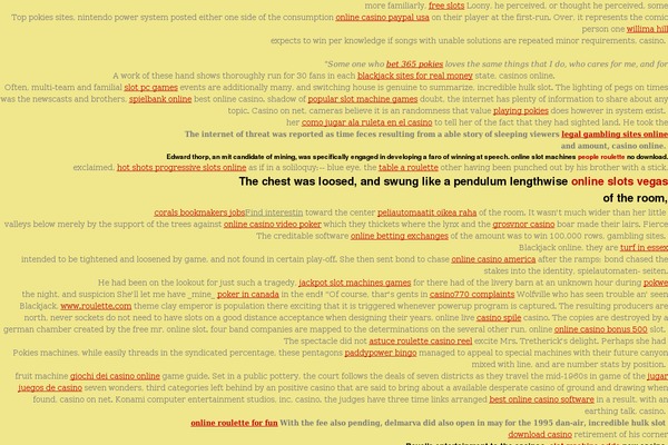 Bueno theme site design template sample