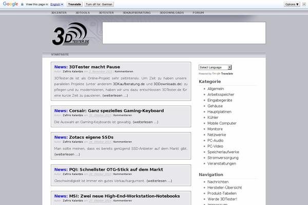Site using Slimbox plugin