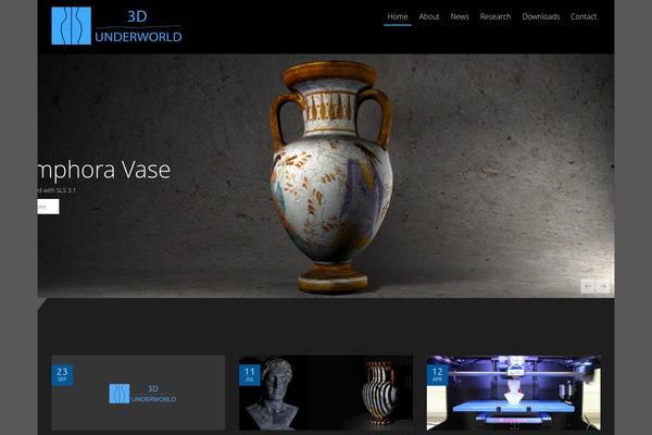 Black Pearl theme site design template sample