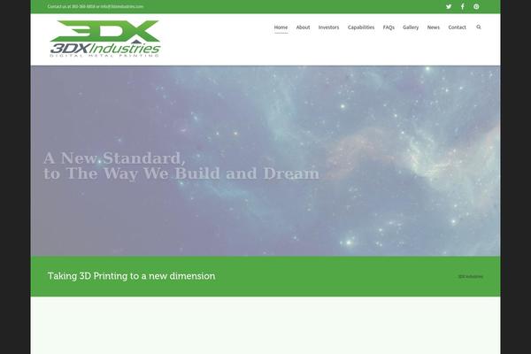 Dante theme site design template sample
