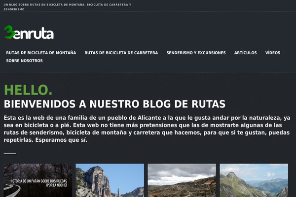 3enruta.com site used Wp-streak
