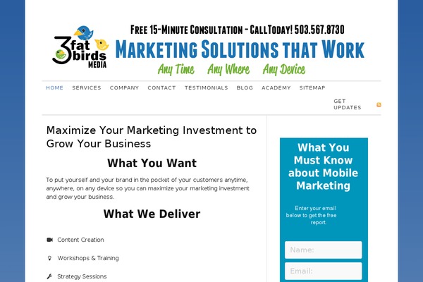 Thesis 1.8.4 theme site design template sample